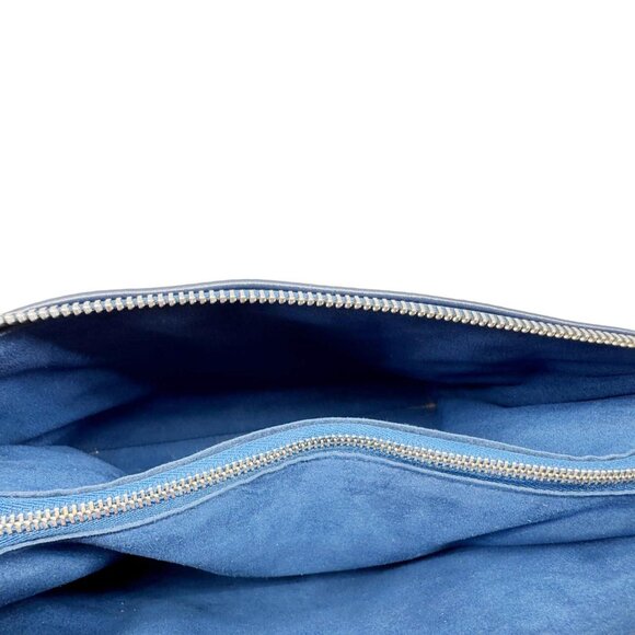 Louis Vuitton Coussin PM Monogram Embossed Leather Shoulder Bag Navy Blue - Picture 10 of 14